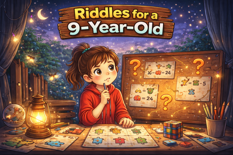 Read more about the article Riddles for a  9-Year-Old