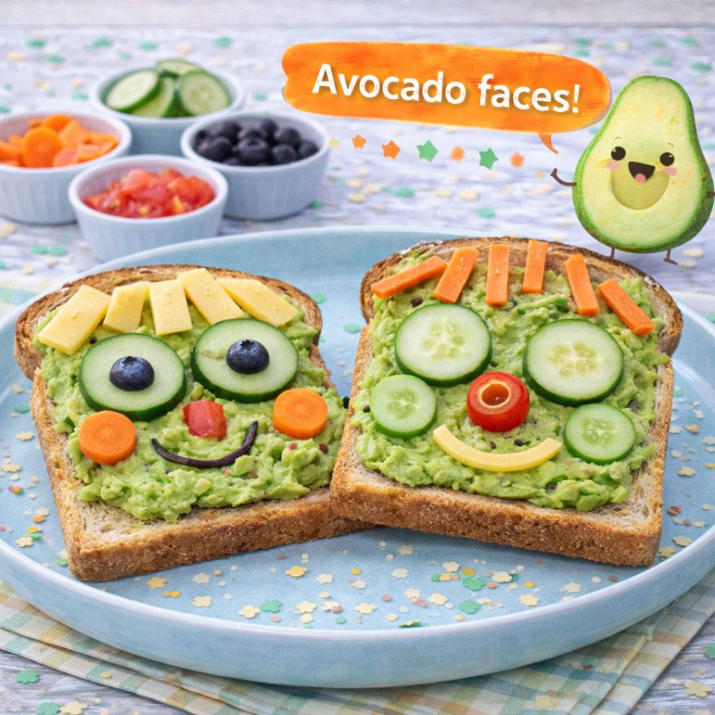 Avocado Toast Faces