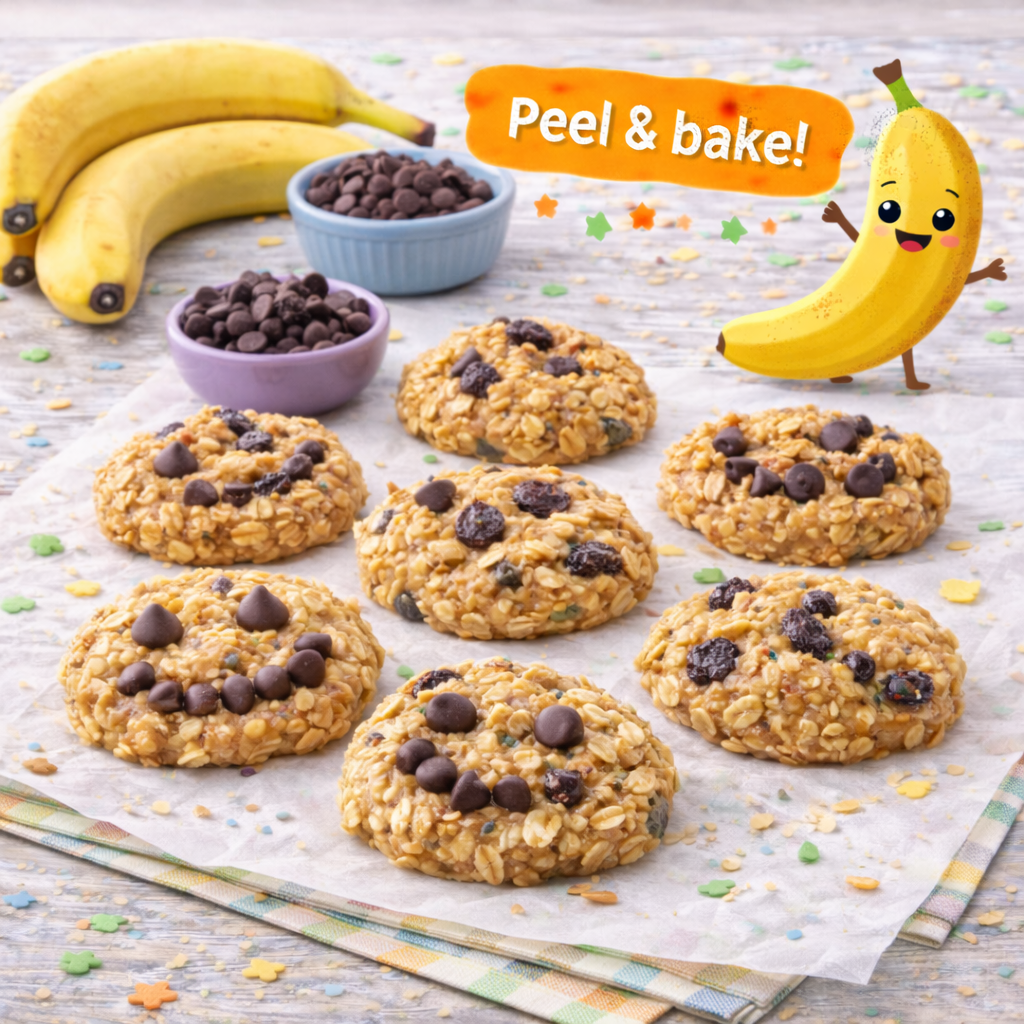 Banana Oat Cookies