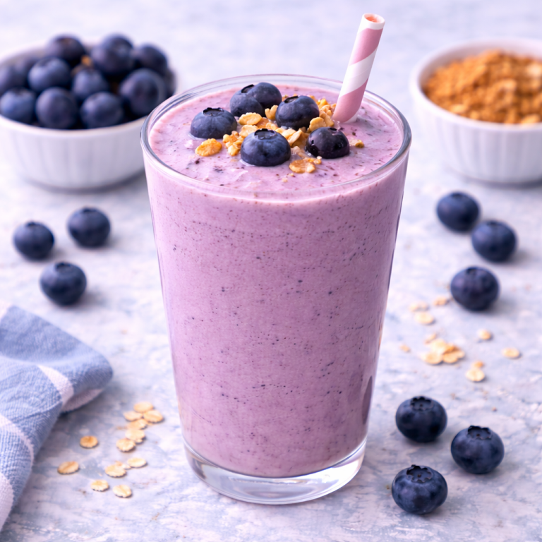 Read more about the article 🫐 Blueberry Yogurt Shake