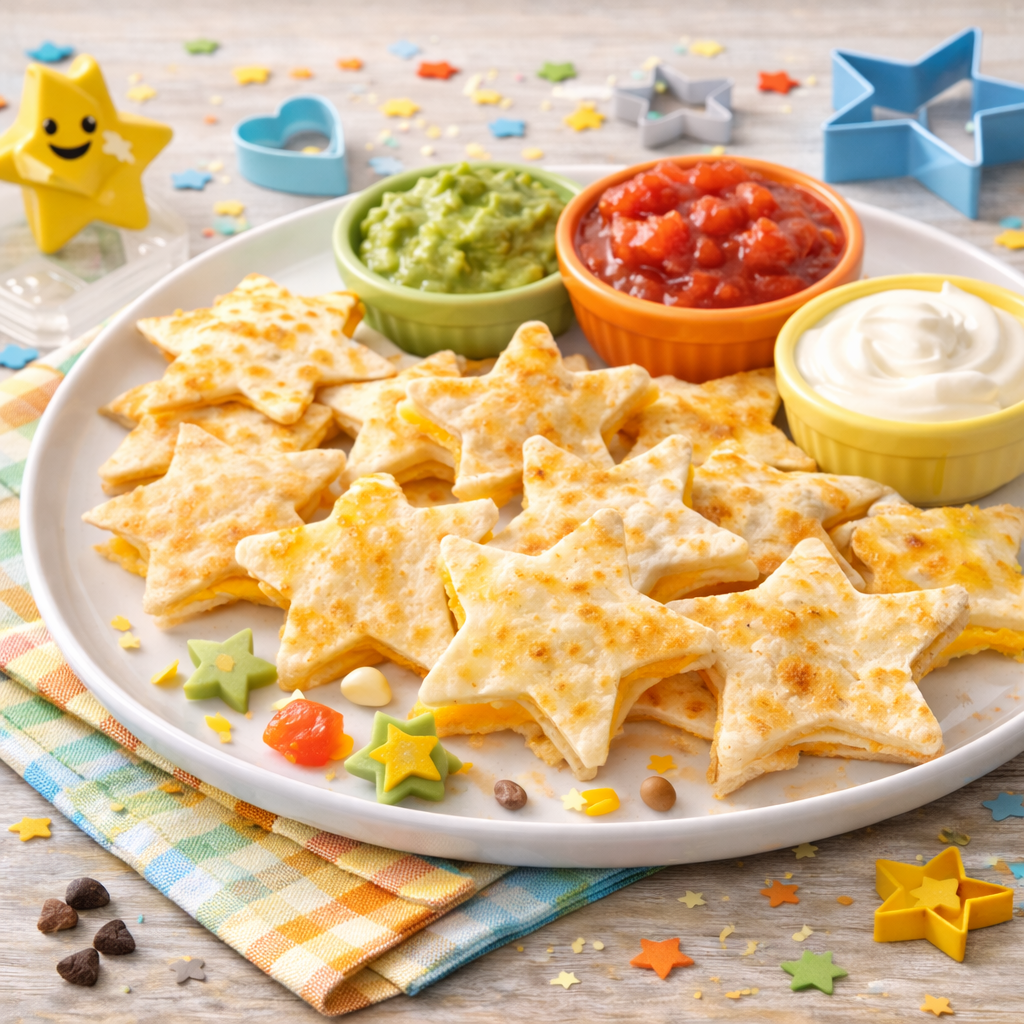 Cheese Quesadilla Stars