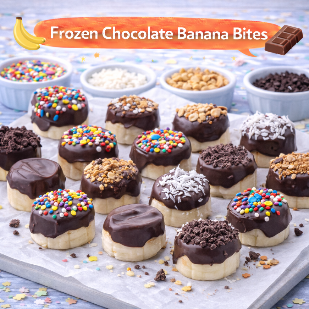 Frozen Chocolate Banana Bites