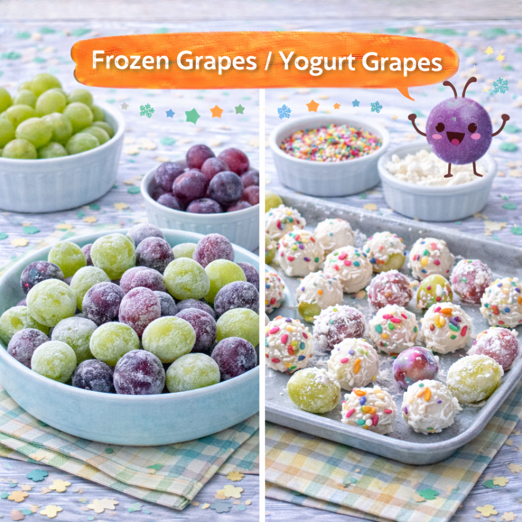 Frozen Grapes / Yogurt Grapes