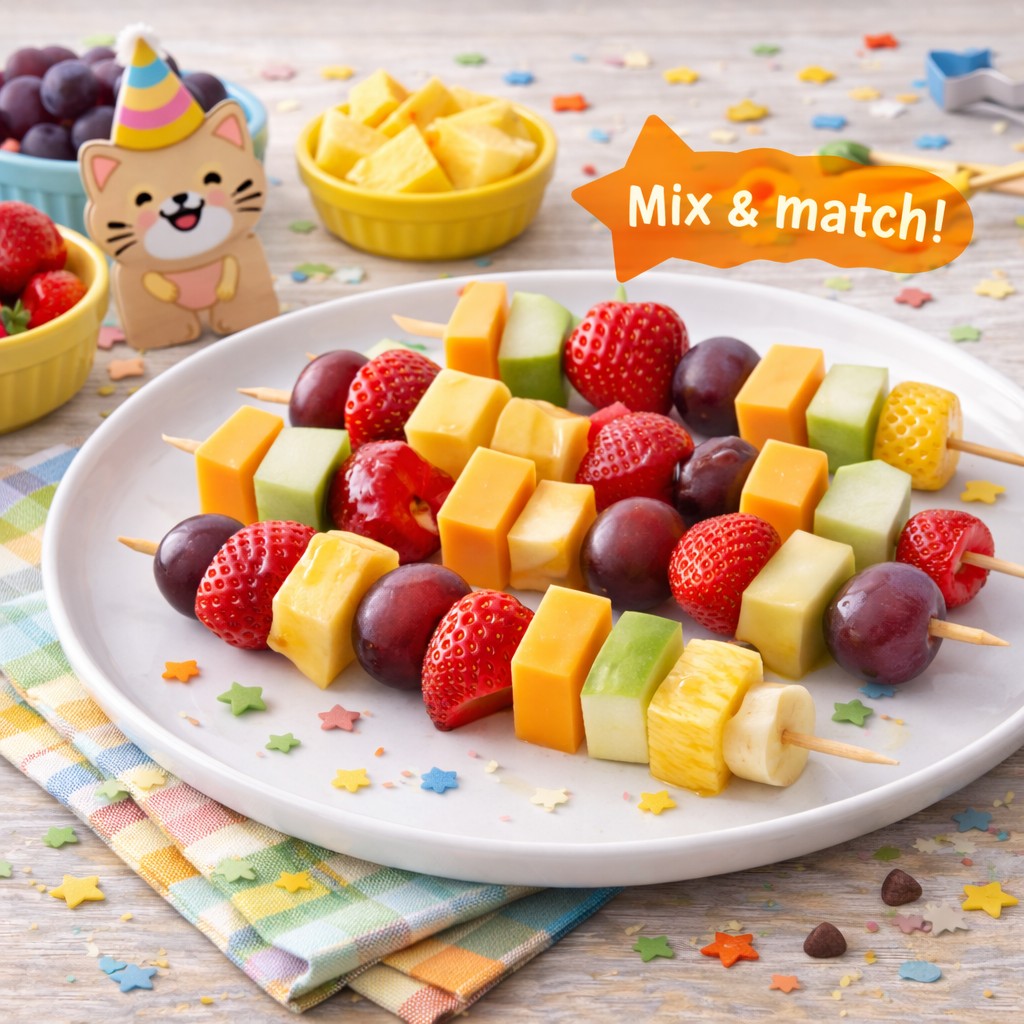 Fruit & Cheese Kabobs