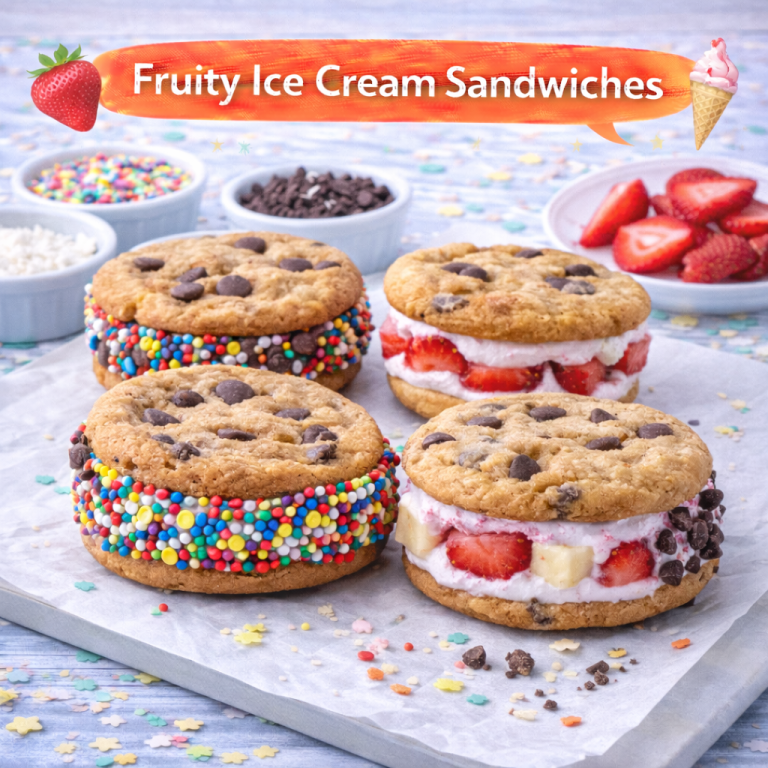 Read more about the article 🍦 Fruity Ice Cream Sandwiches