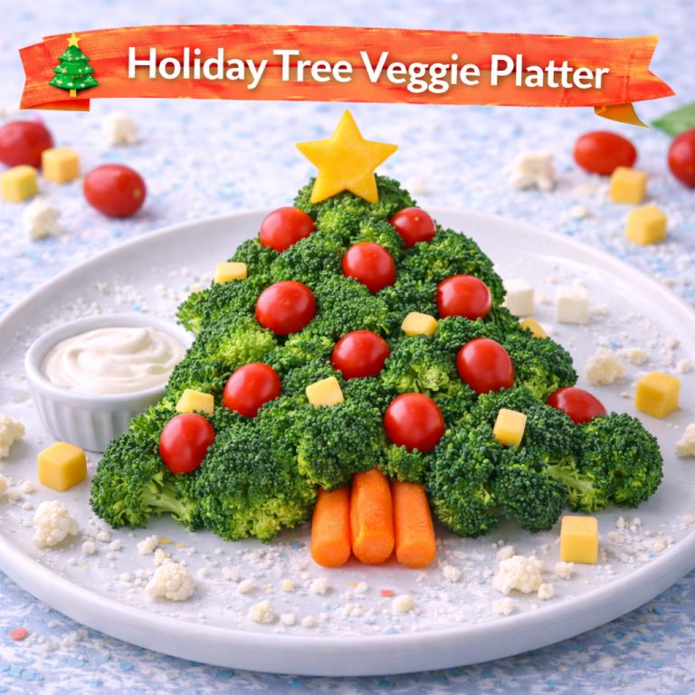 Read more about the article 🎄 Holiday Tree Veggie Platter