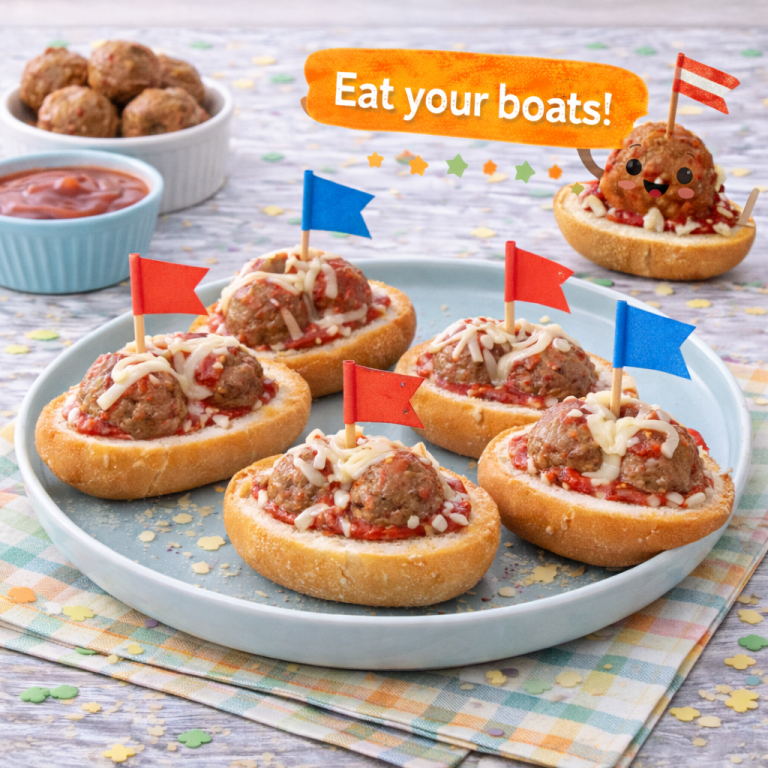 Read more about the article 🛶 Mini Meatball Boats