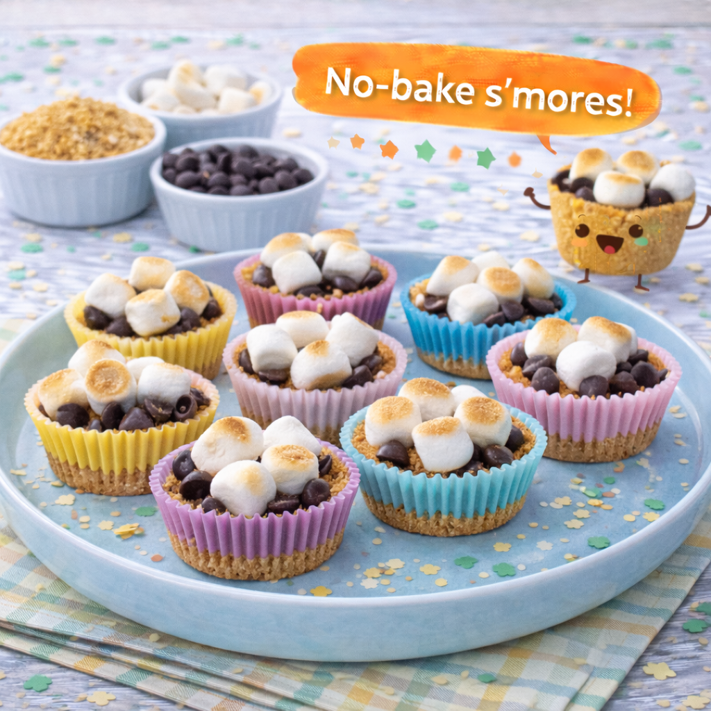 No-Bake S'mores Cups
