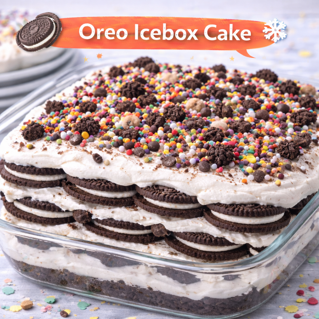Oreo Icebox Cake