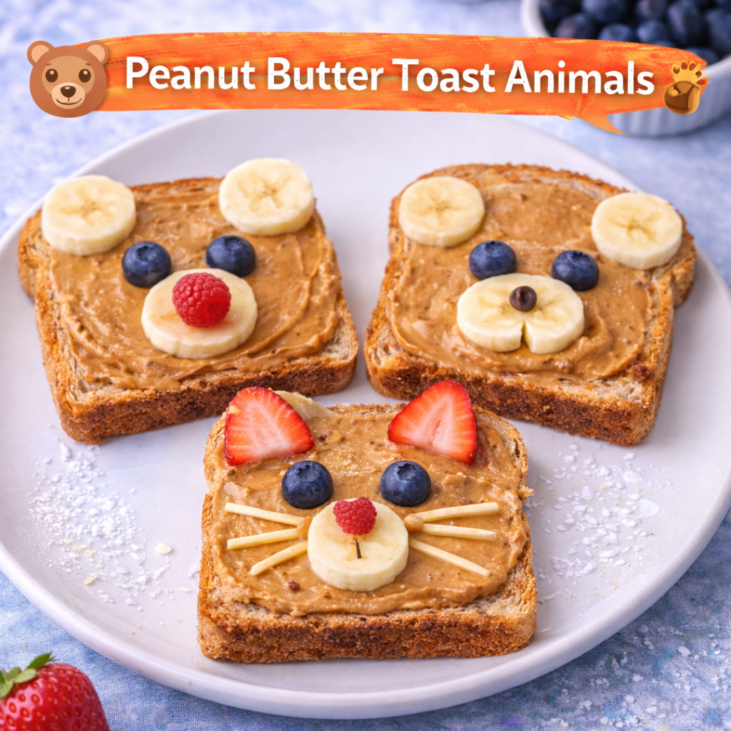 Peanut Butter Toast Animals