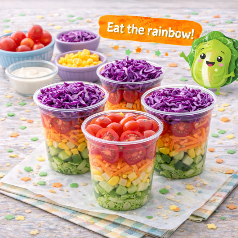 Read more about the article 🥗 Rainbow Salad Cups