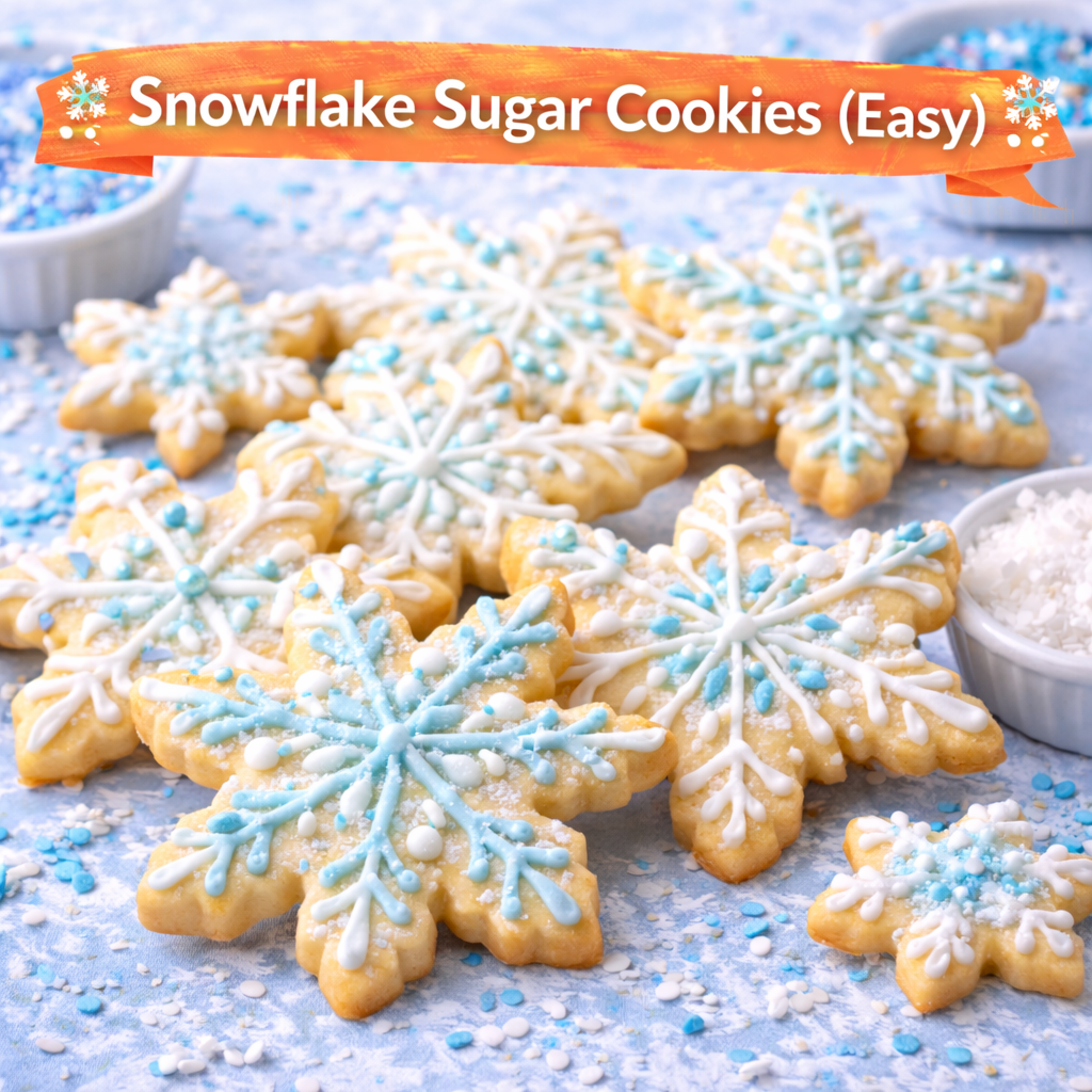 Snowflake Sugar Cookies