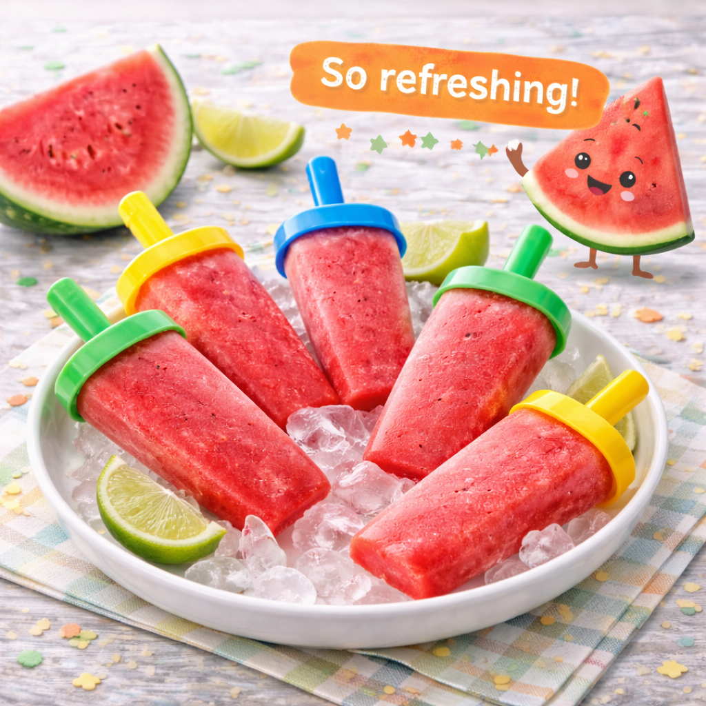 Watermelon Popsicles