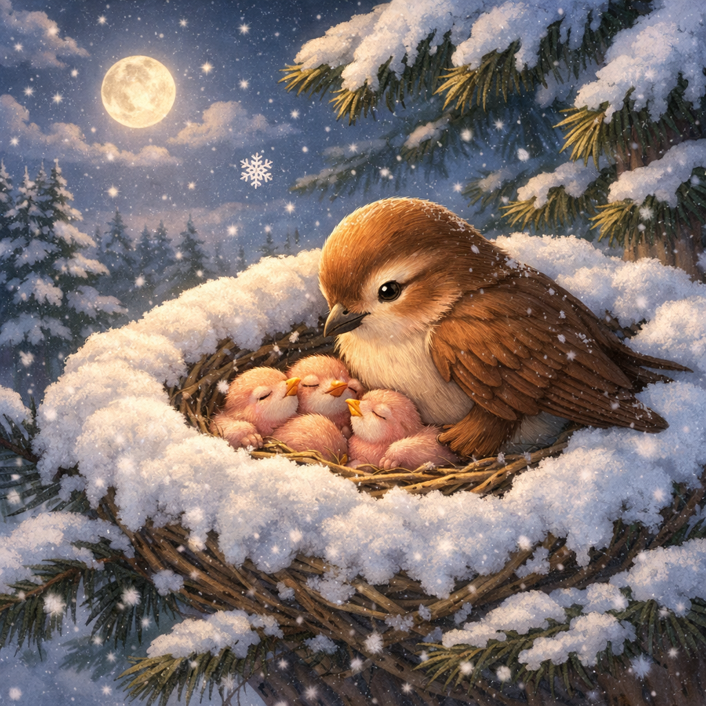 You are currently viewing The Little Bird and the Kind Snow