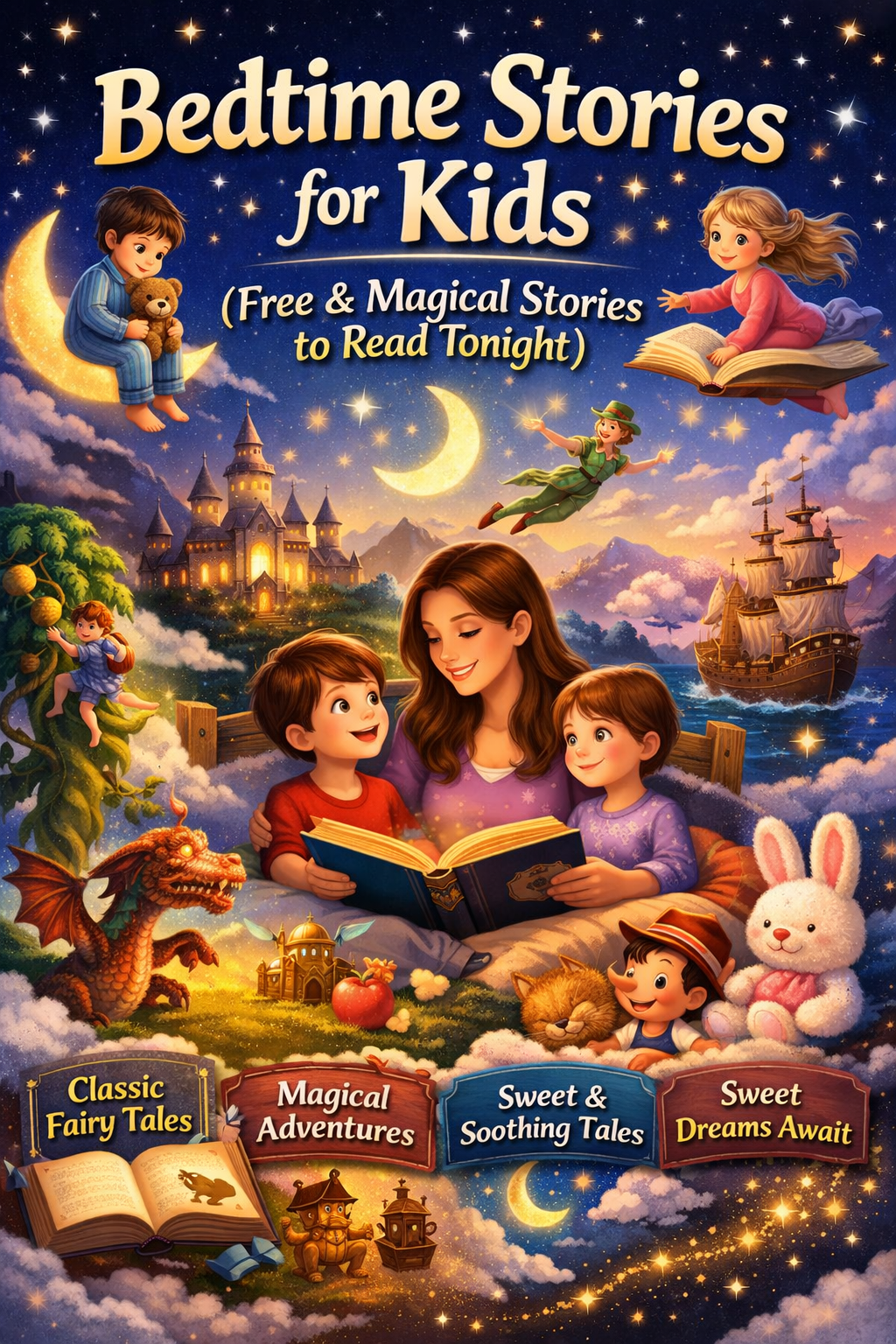 You are currently viewing Best Bedtime Stories for Kids (Free Short Stories for Sleep)