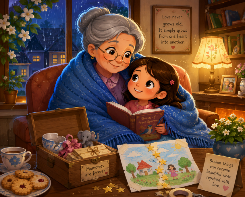 You are currently viewing Grandma’s Blue Shawl