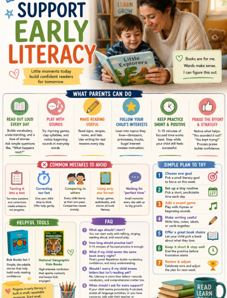 How to Support Early Literacy