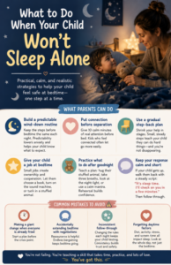 What to Do When Your Child Won't Sleep Alone