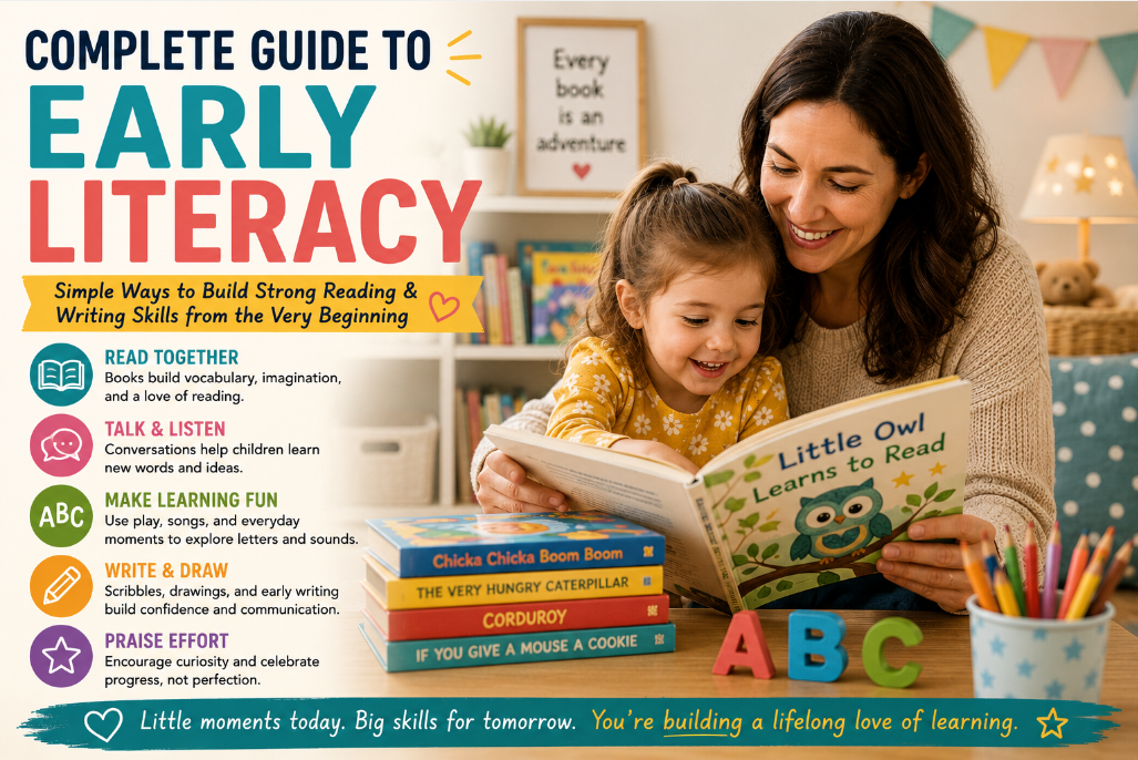 You are currently viewing <span style="color: red; font-weight: bold;">New! </span>Complete Guide to Early Literacy