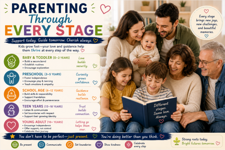 Read more about the article <span style="color: red; font-weight: bold;">New! </span>Parenting Through Every Stage
