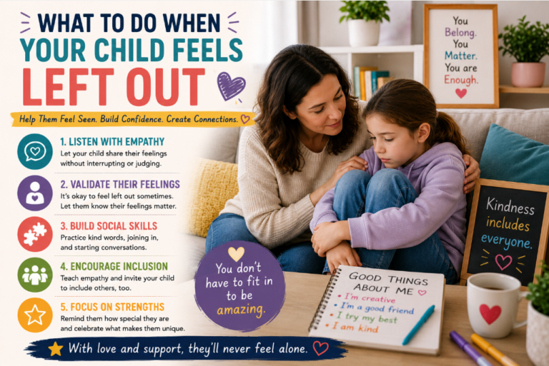 Read more about the article <span style="color: red; font-weight: bold;">New! </span>What to Do When Your Child Feels Left Out
