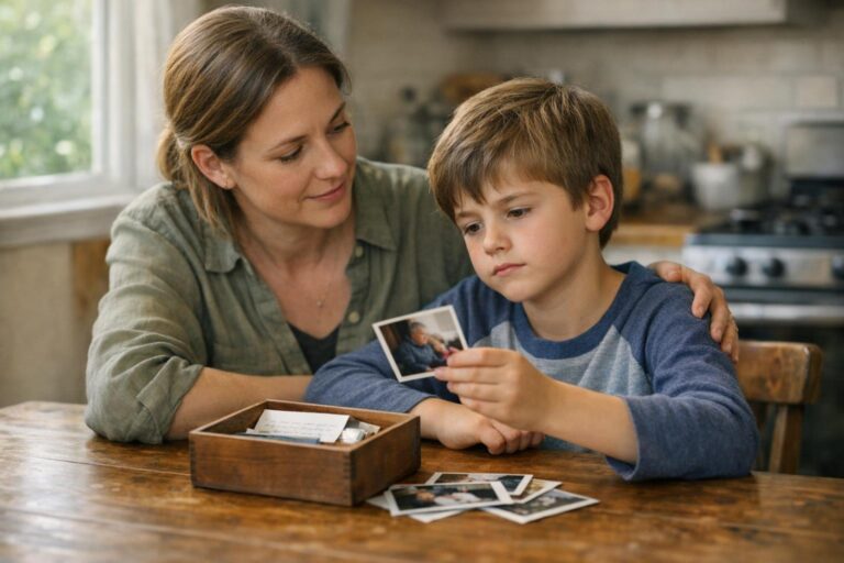 Read more about the article <span style="color: red; font-weight: bold;">New! </span>Helping Children Handle Loss